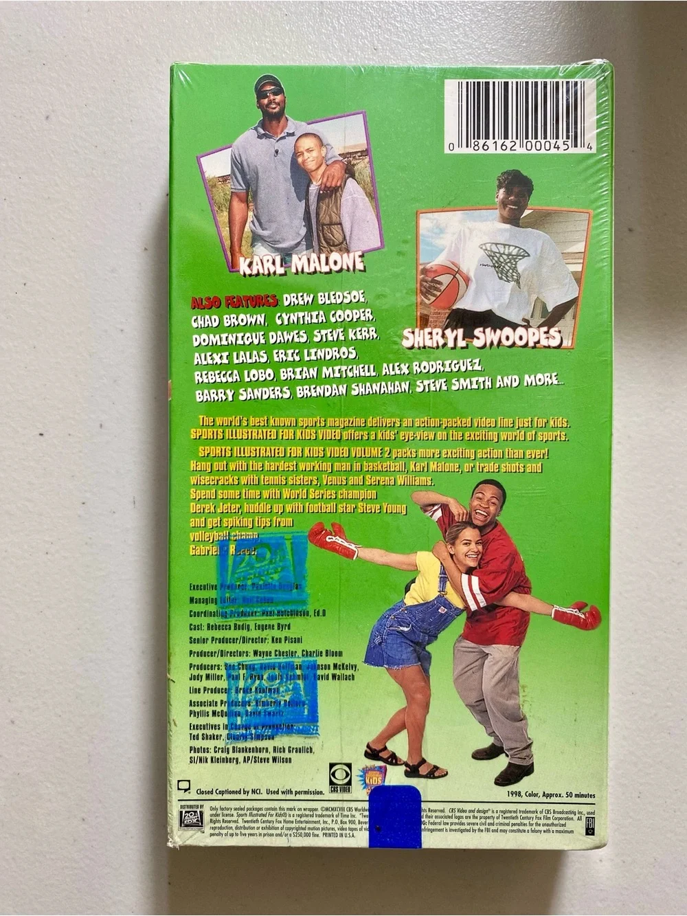 Sealed Sports Illustrated VHS For Kids Vol 2 (1998) BNIB Venus Williams, Derek